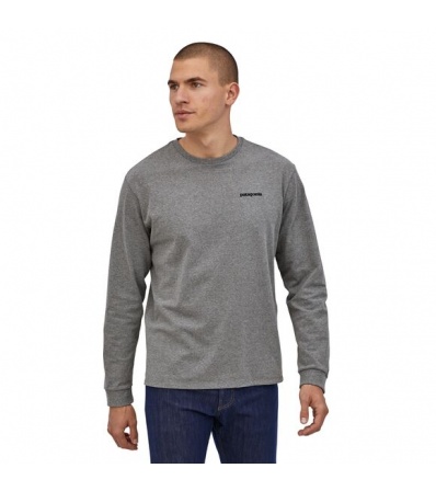 Blouse Patagonia Long-Sleeved P-6 Logo Responsibili-Tee M's