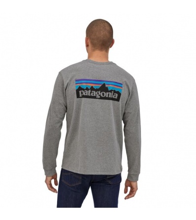 Blouse Patagonia Long-Sleeved P-6 Logo Responsibili-Tee M's